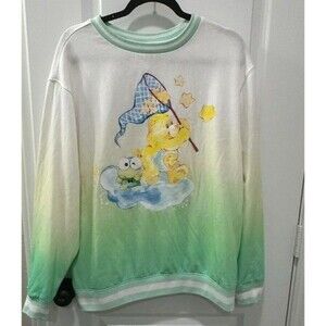 NWOT Sanrio Hello Kitty x Care Bears Funshine Keroppi Sweatshirt Women's L Cozy
